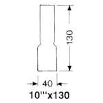 Lampglas Den Haan Dhr 10 X 130 Mm