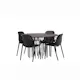 Matgrupp furniture/fashion Stone Rund med 4 Baltimore Stolar