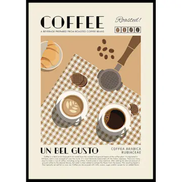Poster Gallerix Coffee Un Bel Gusto