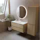 Tvättställsskåp Bathlife Eufori med Tvättställ och Spegel Skina