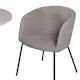 Matgrupp Venture Home Bianca Rund med 4 Bergen Stolar Polyester