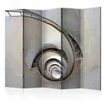 Rumsavdelare Skärmvägg Arkiio White Spiral Stairs II 225x172 cm