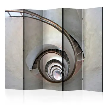 Rumsavdelare Skärmvägg Arkiio White Spiral Stairs II 225x172 cm