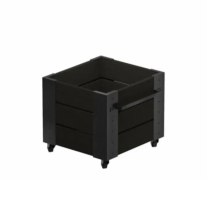 Blomlåda PLUS Cubic 46x50x45 cm Svart