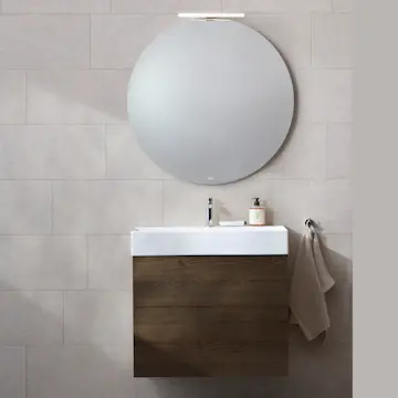 Möbelpaket Miller Badrum New York med Edge Tvättställ och Spegel