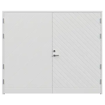 Garageport Leksandsdörren Djura Classic