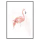 Poster Gallerix Watercolor Flamingo