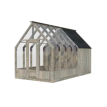 Växthus Palmako Emilia 10,2 m² (inv. 5,4+4,0 m²)