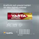 Batteri VARTA Alkaliska Max Power LR6/AA 4-Pack