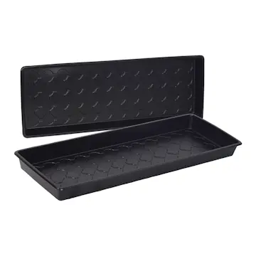 Odlingstråg Nelson Garden Svart för Förodling & Plantering 26x67 cm