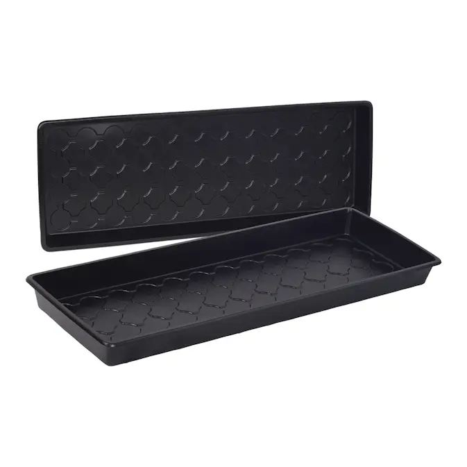 Odlingstråg Nelson Garden Svart för Förodling & Plantering 26x67 cm