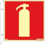 Skylt Systemtext Brandredskap Aluminium Supernova