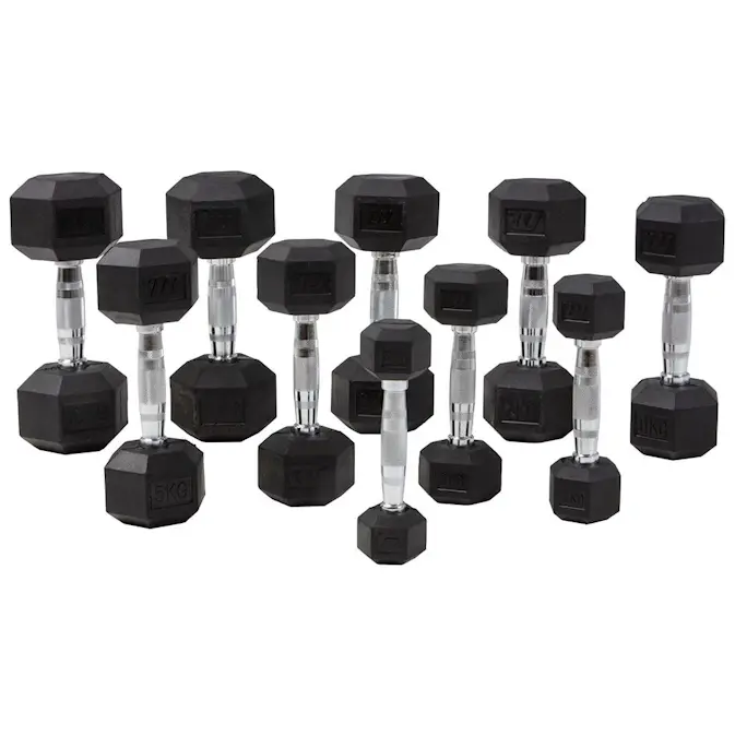 Hantelset Hexagon 1-10 Kg