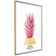 Poster Artgeist Affisch Golden Pineapple