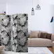 Rumsavdelare Skärmvägg Arkiio Black And White Jungle 135x172 cm