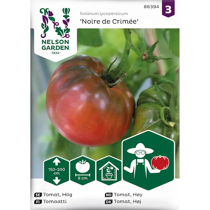 Frö Nelson Garden Tomat Hög Noire de Crimée