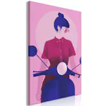 Tavla Arkiio Girl on Scooter