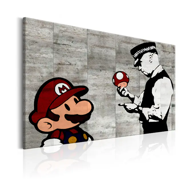 Tavla Arkiio Banksy On Concrete