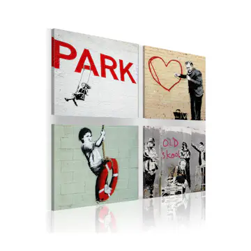 Tavla Arkiio Banksy Urban Inspiration