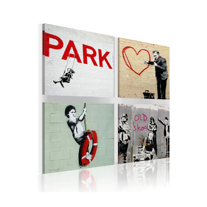 Tavla Arkiio Banksy Urban Inspiration