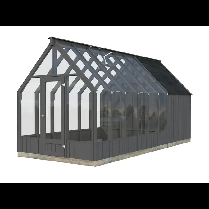 Växthus Palmako Emilia 13,1 m² (inv. 8,2+4,0 m²)