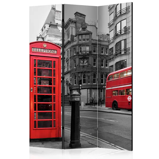 Rumsavdelare Skärmvägg Arkiio London Icons 135x172 cm