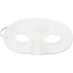 Halvmasker Creativ Company Vit 9,5x18,5 cm 1 St
