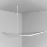Draperistång Svedbergs Vinkel 90x90 cm Vit