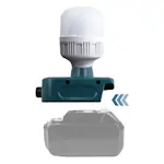 Arbetsbelysning Japcell LED 1300 Lumen Kompatibel Med Bosch 18V ProCore Batterier