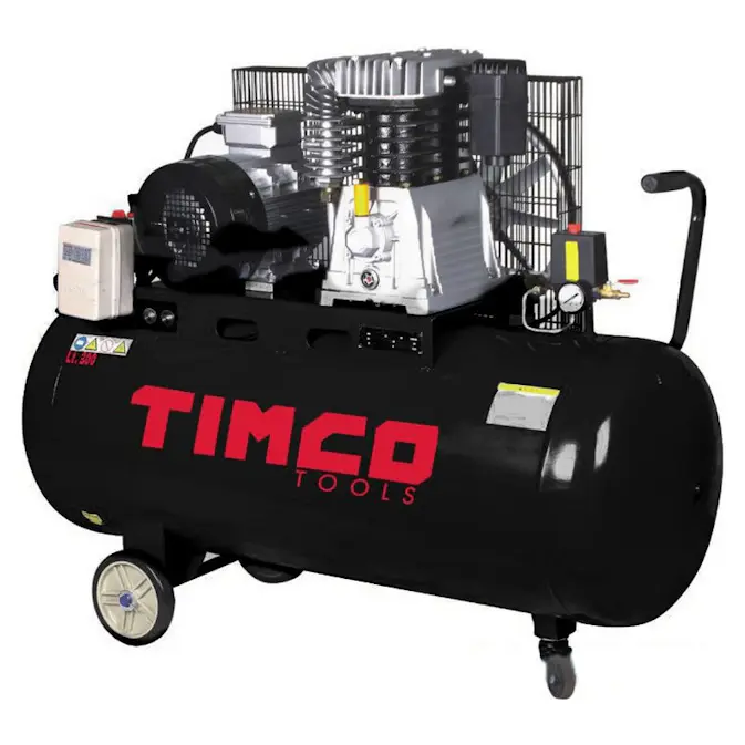 Kompressor Timco 5,5HP 300L med Remdrift