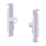 Klädstångsfäste Lundbergs Wide Stativ Vit 2-Pack