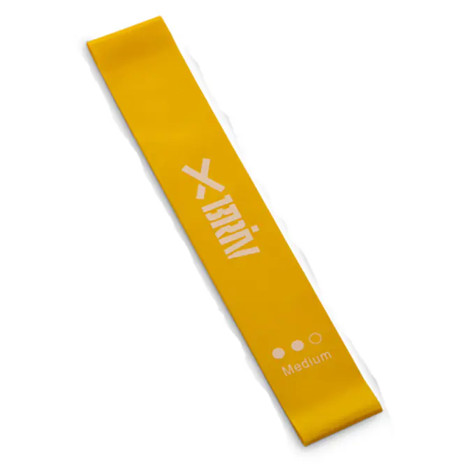 Träningsband Briv Latex 30x5 cm 0,7 mm Gult