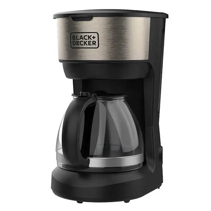 Kaffebryggare BLACK+DECKER 600W 6 Koppar med Antidropp och Permanent Filter
