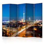 Rumsavdelare Skärmvägg Arkiio Berlin by Night II 225x172 cm