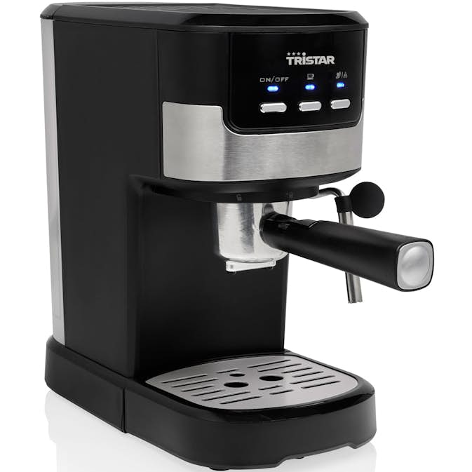 Espressomaskin Tristar CM-2278 med Mjölkskummare, Svart