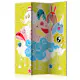 Rumsavdelare Skärmvägg Arkiio Happy Creatures 135x172 cm