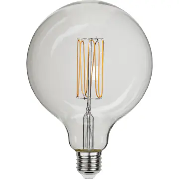 LED-lampa Star Trading E27 G125 Decoled Grace Clear