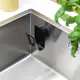 Disksvamphållare Happy Sinks Biokomposit Svart för Diskbänk & Diskho