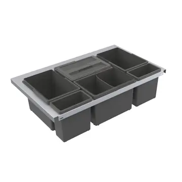 Källsorteringskärhållare Beslag Design Cube Smart 800