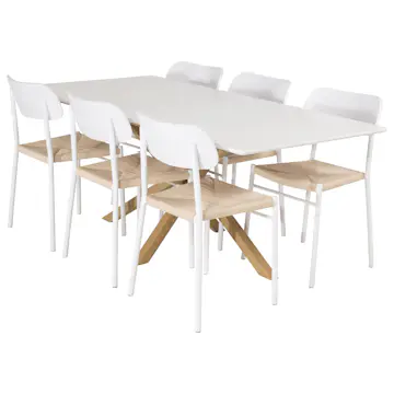 Matgrupp Venture Home Piata med 6 Peggy Stolar