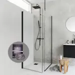 Duschpaket Hafa Duschhörn Igloo Pro ST med Kristallboll Clean & Shine