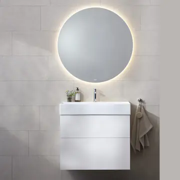 Möbelpaket Miller Badrum New York med Bloc Tvättställ och Ambient Spegel