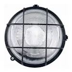 Gallerarmatur Malmbergs Rund Svart 100w