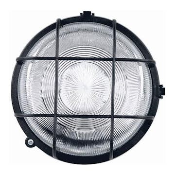 Gallerarmatur Malmbergs Rund Svart 100w