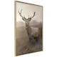 Poster Artgeist Affisch Deer in Sepia