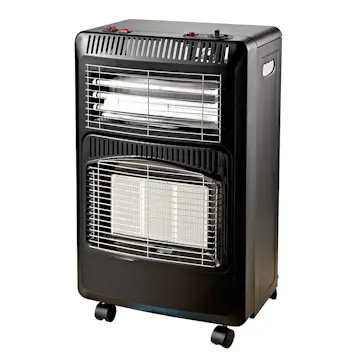 Gasolkamin Home it Portabel med Inbyggd Värmefläkt & Elektronisk Tändning