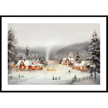 Poster Gallerix Winter Village No1