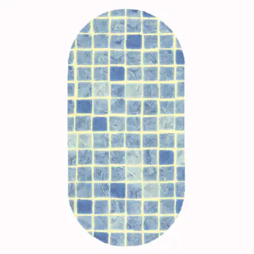 Oval Poolliner Planet Pool Mönstrad Djup 150 cm