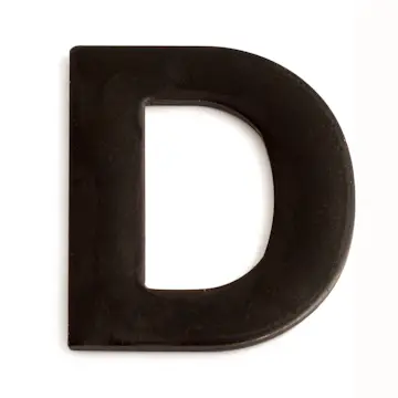 Brevlådenummer Habo Självhäftande Svart