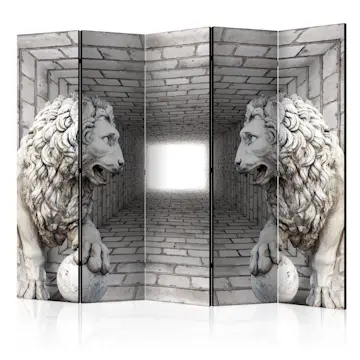 Rumsavdelare Skärmvägg Arkiio Stone Lions II 225x172 cm